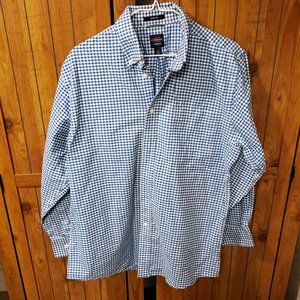 DOCKERS' - MENS LONG SLEEVE STRETCH BUTTONDOWN DRESS SHIRT - SIZE M